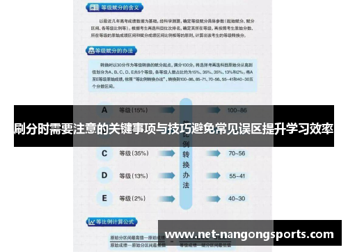 刷分时需要注意的关键事项与技巧避免常见误区提升学习效率